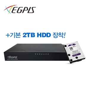 [이지피스] WQHDVR-5116H_265+2TB HDD