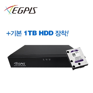 [이지피스] QHDVR-4004HS+1TB HDD 단종 대체모델 이지피스 QHDVR-4004HS_265+1TB HDD