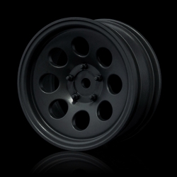 MST Black flat 58H 1.9" crawler wheel (+5) (4) [230031BKF] 832069BKF