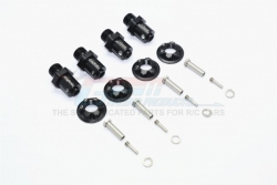 [TRX-4 옵션 파츠] 와이드너 ALUMINUM 17MM HEX ADAPTERS FOR FRONT/REAR - TRX4/17X19/2-BK