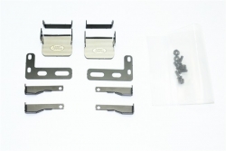[TRX-4 옵션 파츠] 사이드 스텝 SCALE ACCESSORIES: STAINLESS STEEL SIDE STEP FOR TRX-4 DEFENDER TRX4ZSP31-BK