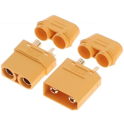 XT 90S 커넥터 최신형 암수 한쌍 XT90-S XT90S Bullet Connector Plug Male Female Gold-plated Prevent Sparks for RC Lipo Battery J-XT90S-MF