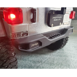 지프 랭글러 리어 메탈 범퍼 RUBICON Metal Rear Bumper for TRX4 SCX10 H-HTB-02