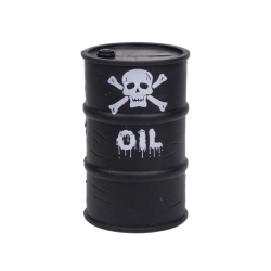 드럼통(1/10 scale accessory oil drum (Black) H-ODBK