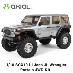 [익일출고] (지프 JL 랭글러 킷) 1/10 SCX10 III Jeep JL Wrangler with Portals 4WD Kit AXI03007
