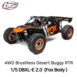 익일출고상품[초대형 8셀지원 전동버기 신형 ] LOSI 1:5 DBXL-E 2.0 4WD Brushless Desert Buggy RTR with Smart, Fox Body LOS05020V2T1