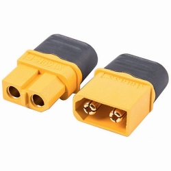 한쌍 XT60H 커넥터 암수 XT60H Bullet Connector Plugs with Sheath Gold Plated Male XT60S