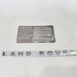 메탈 데칼 엠블럼 Metal Emblem Set for  Scale 1/10 Land Rover D-1003