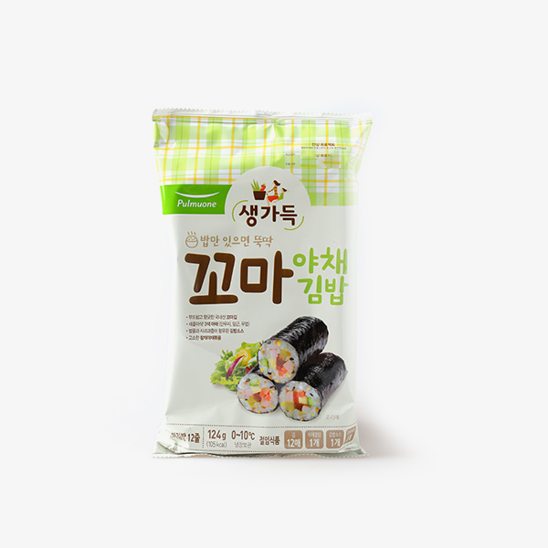 꼬마 야채 김밥 124g