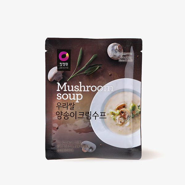 청정원 우리쌀 양송이크림 수프 60g