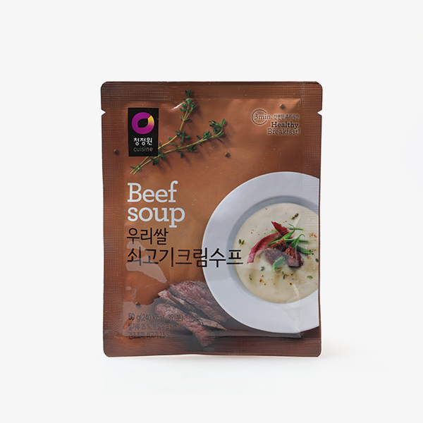 청정원 우리쌀 쇠고기 크림수프 60g